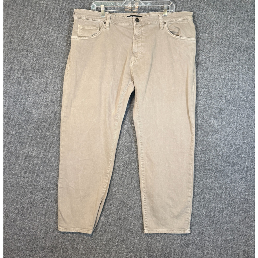 Mavi Pants‎ Mens 42X28 Beige Jeans Denim Marcus Slim Straight Leg Casual